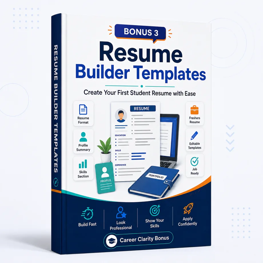 Resume Builder Templates bonus mockup