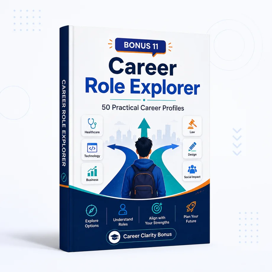 Career Role Explorer — 50 Profiles bonus mockup