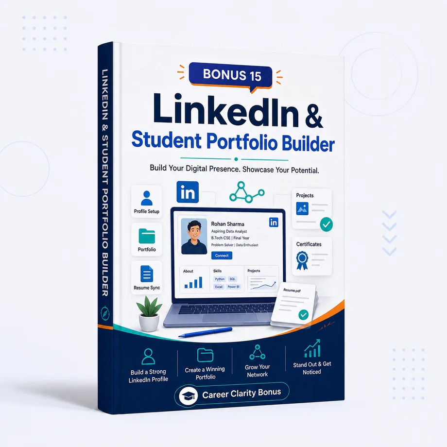 LinkedIn & Student Portfolio Builder bonus mockup