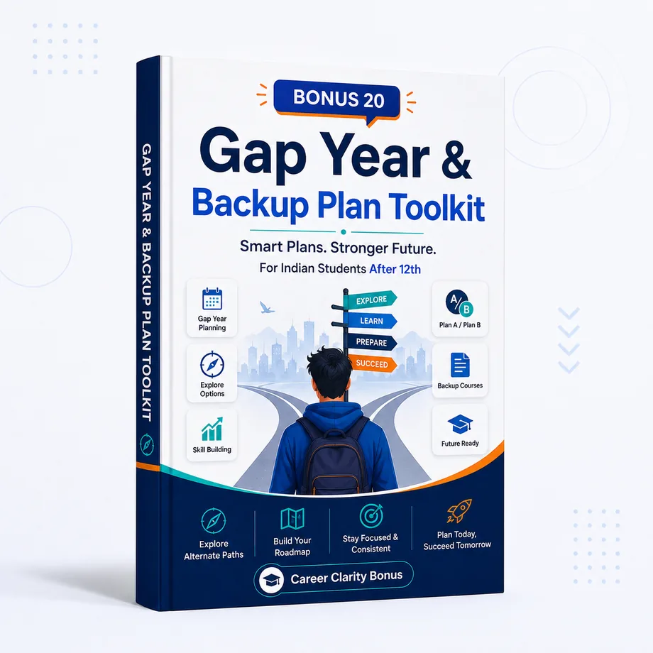 Gap Year & Backup Plan Toolkit bonus mockup