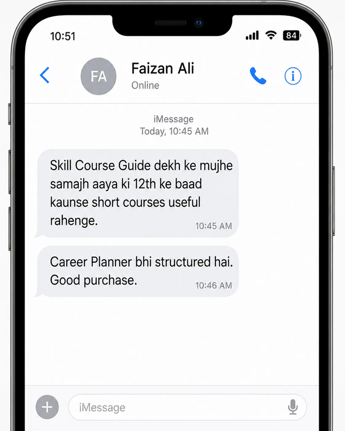 Faizan Ali review proof screenshot