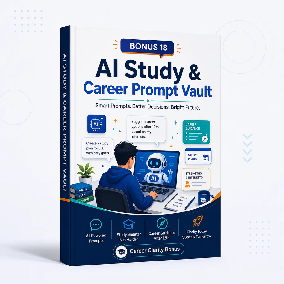 AI Study & Career Prompt Vault bonus mockup